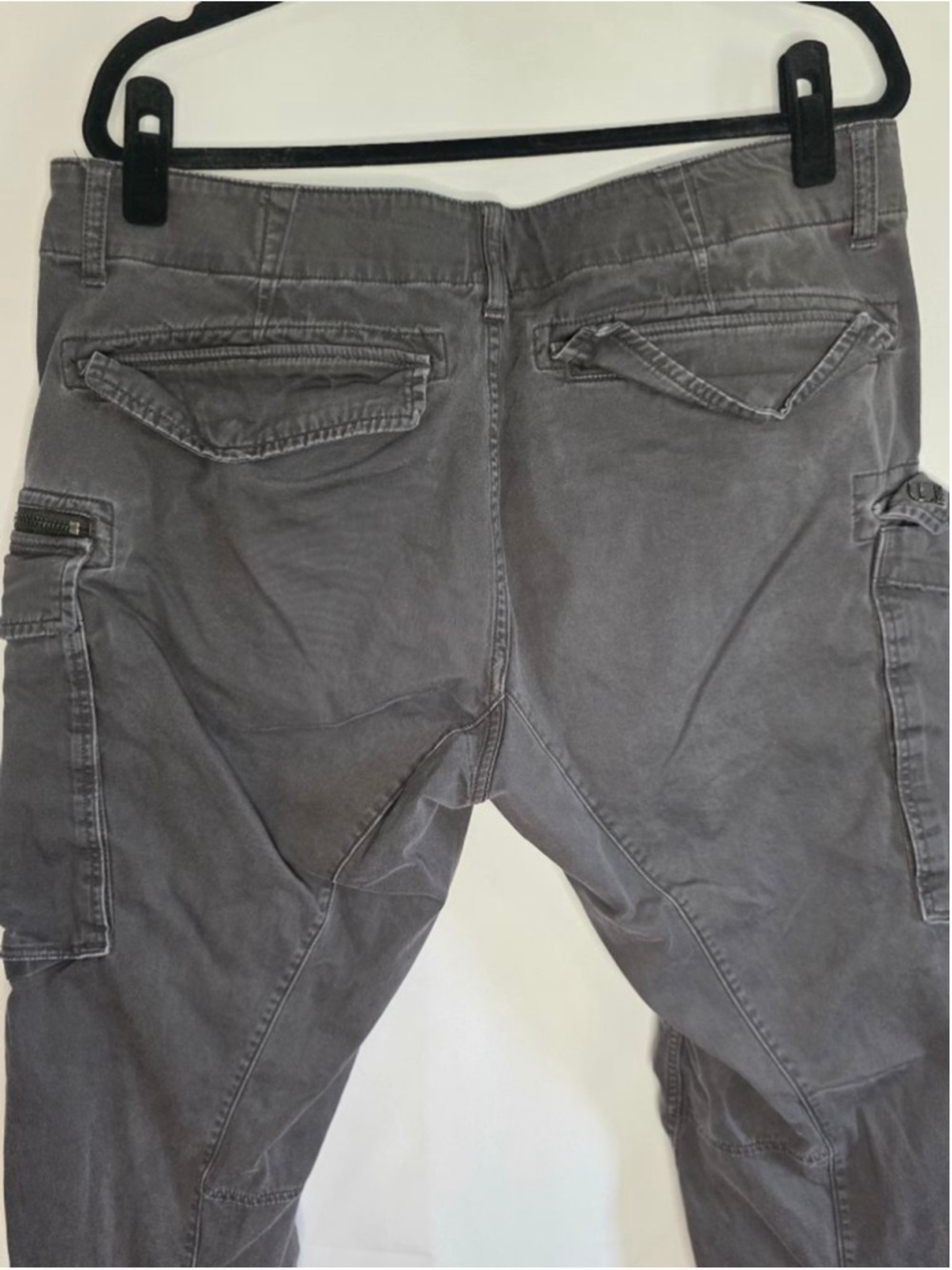 G-Star RAW Men's Gray Rovic Zip 3D Regular Tapered Cargo Pants Waist 36 - Picture 5 of 8